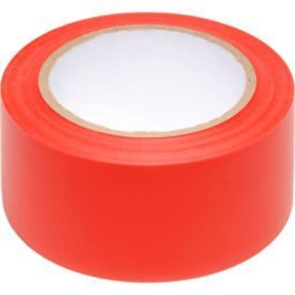 Top Tape And Label INCOM Safety Tape Solid Red, 3W x 108'L, 1 Roll PST312